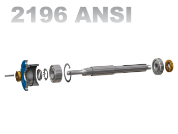 Summit 2196 LTO Shaft Kit, Solid, 316SS, ANSI